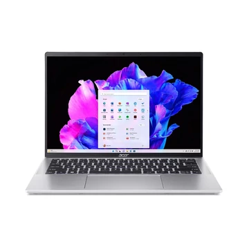 ACER Swift Go SFG14-72-722V, 14.0" 2.8K OLED, Intel Core Ultra 7 155H, 16GB, 1TB SSD, UMA, Win11 Home, ezüst ACER Swift Go SFG14-72-722V, 14.0" 2.8K OLED, Intel Core Ultra 7 155H, 16GB, 1TB SSD, UMA, Win11 Home, ezüst
