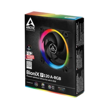 ARCTIC COOLING Rendszerhűtő Ventilátor BioniX P120 A-RGB, 12cm