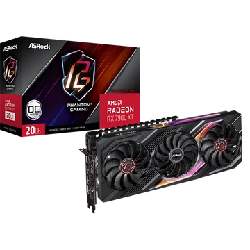 ASROCK Videokártya PCI-Ex16x AMD RX 7900XT PHANTOM GAMING 20GB DDR6 OC