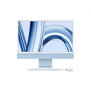Apple iMac 24" Retina, 4.5K CTO: Apple M3 8C CPU/10C GPU, 16GB/2TB - Kék