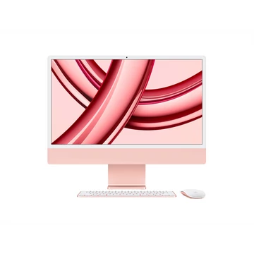 Apple iMac 24" Retina, 4.5K CTO: Apple M3 8C CPU/8C GPU, 24GB/512GB - Rózsaszín