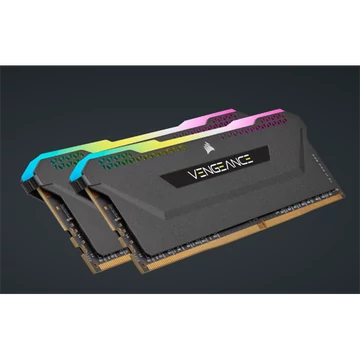 CORSAIR Memória VENGEANCE RGB PRO DDR4 16GB 3200MHz C16 (Kit of 2), fekete