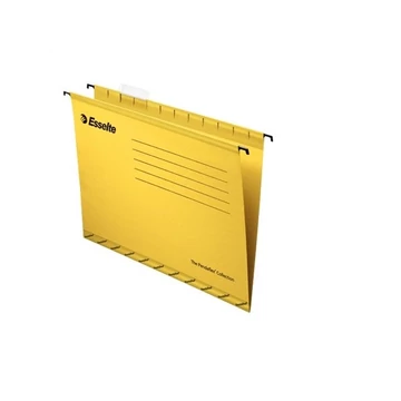 ESSELTE Függőmappa, újrahasznosított karton, A4,"Classic", sárga