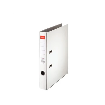 ESSELTE Iratrendező, 50 mm, A4, PP/karton, élvédő sínnel,"Economy", fehér