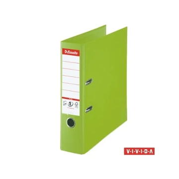 ESSELTE Iratrendező, 80 mm, A4, PP, élvédő sínnel,"Standard Plus", Vivida zöld