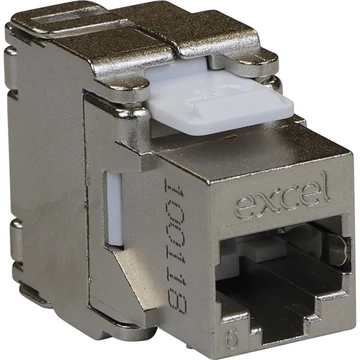 EXCEL Keystone Betét Cat.6 FTP (szerszám nélkül szerelhető)