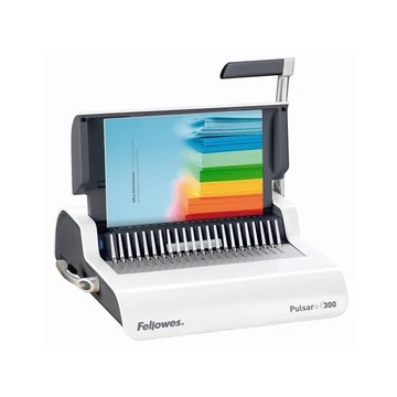 FELLOWES Spirálozógép, műanyag spirálkötéshez, manuális, 300 lap,"Pulsar+"