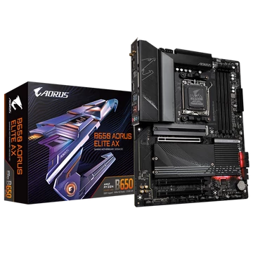 GIGABYTE Alaplap AM5 B650 AORUS ELITE AX AMD B650, ATX