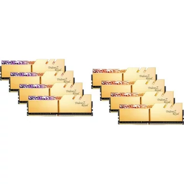 G.SKILL Memória DDR4 64GB 3600Mhz CL14 DIMM, 1.45V, Trident Z Royal (Kit of 8)