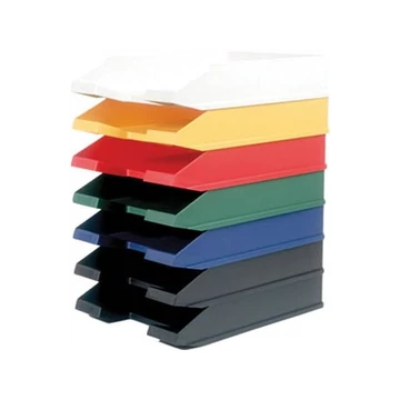 HELIT Irattálca, műanyag,"Economy", piros