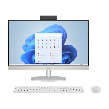 HP AIO 24-cr0004nn, 23.8" FHD AG IPS, Ryzen3 7320U 2,4GHz, 8GB, 256GB SSD, Win 11, Fehér