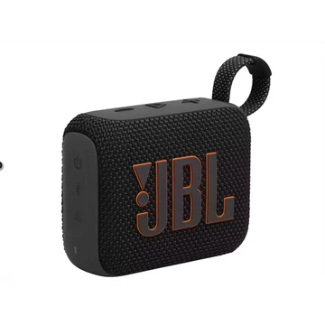 JBL Go 4 (hordozható, vízálló hangszóró), Fekete
