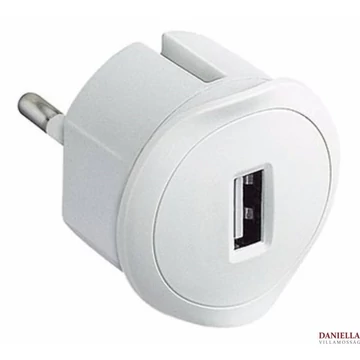 LEGRAND USB-s csatlakozódugó 1,5A - 5V, fehér