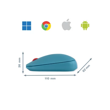 LEITZ COSY vezeték nélküli egér, nyugodt kék
