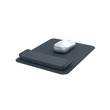 LEITZ Egéralátét, csuklótámasszal, "Ergo", sötétszürke