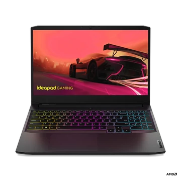 LENOVO IdeaPad Gaming 3 15ACH6 15.6" FHD, AMD Ryzen 5-5600H, 8GB, 512GB M.2 , nV GTX3050 TI-4, NO OS, Black