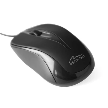 MEDIA-TECH Egér Vezetékes PLANO Optikai, USB, fekete MEDIA-TECH Egér Vezetékes PLANO Optikai, USB, fekete