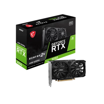 MSI Videokártya PCI-Ex16x nVIDIA RTX 3050 VENTUS 2X 6GB DDR6 OC