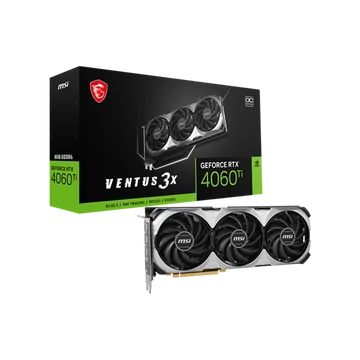 MSI Videokártya PCI-Ex16x nVIDIA RTX 4060 TI VENTUS 3X 8GB DDR6 OC