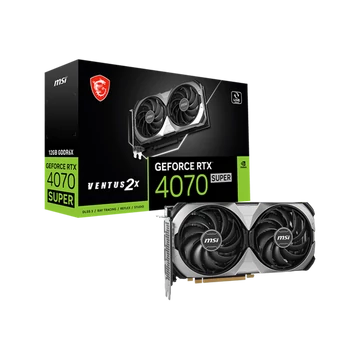 MSI Videokártya PCI-Ex16x nVIDIA RTX 4070 SUPER VENTUS 2X 12GB DDR6X OC