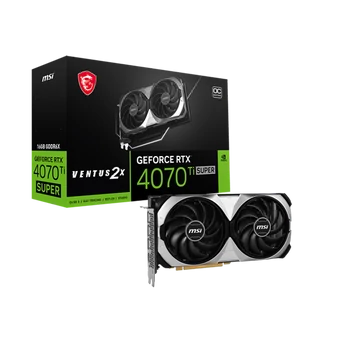 MSI Videokártya PCI-Ex16x nVIDIA RTX 4070 TI SUPER VENTUS 2X OC 16GB DDR6X