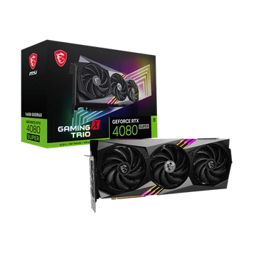 MSI Videokártya PCI-Ex16x nVIDIA RTX 4080 SUPER GAMING X TRIO 16GB DDR6X