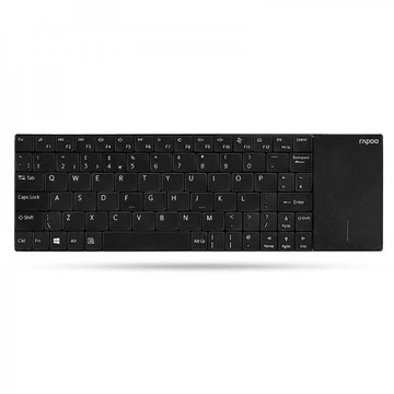 RAPOO 157233, E2710 BILLENTYŰZET + TOUCHPAD, FEKETE