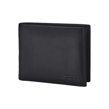SAMSONITE BŐR Pénztárca 123999-1041, 015 - B 4CC+2C+C (Black) -ATTACK 2 SLG