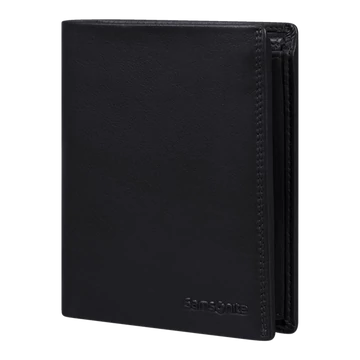SAMSONITE BŐR Pénztárca 144451-1041, 147 - W 15CC+HFL+C+Z+2C (Black) -ATTACK 2 SLG