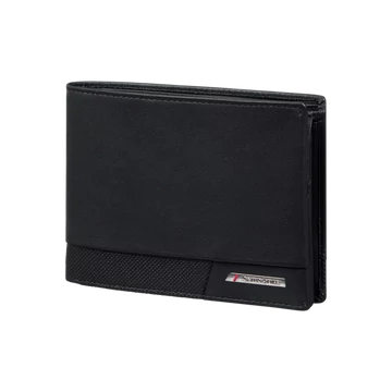 SAMSONITE BŐR Pénztárca 144537-1041, 047 - B 10CC+VFL+C+2C (BLACK) -PRO-DLX 6 SLG