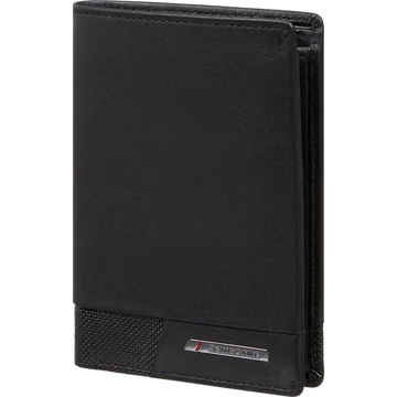 SAMSONITE BŐR Pénztárca 144540-1041, 143 - W+S+8CC+HFL+2C (BLACK) -PRO-DLX 6 SLG
