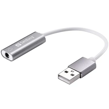 SANDBERG Hangkártya, Headset USB converter