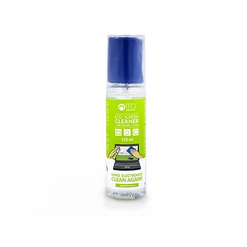 TFO KÉPERNYŐTISZTÍTÓ FOLYADÉK + MIKROSZÁLAS TÖRLŐKENDŐ - 125 ML ŰRTARTALOM