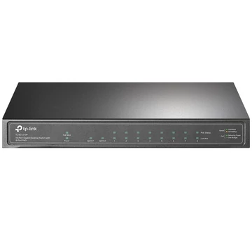TP-LINK Switch 9x1000Mbps (8xPOE+) + 1xGigabit SFP, TL-SG1210P