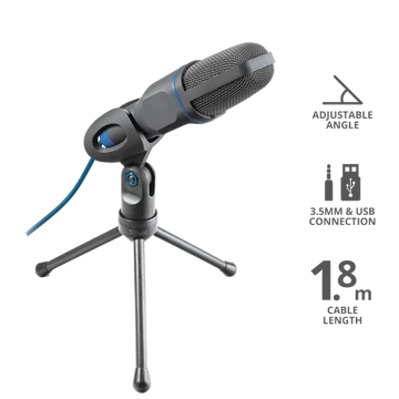 TRUST Mikrofon 23790 (Mico USB Microphone for PC and laptop) TRUST Mikrofon 23790 (Mico USB Microphone for PC and laptop)