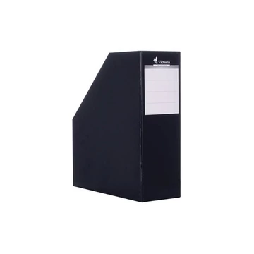 VICTORIA Iratpapucs, karton, 90 mm, VICTORIA, fekete