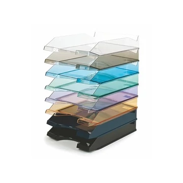 VICTORIA Irattálca, műanyag, VICTORIA, áttetsző zöld