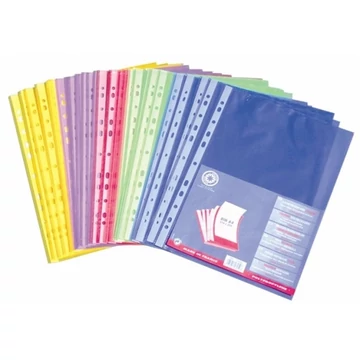 VIQUEL Genotherm, lefűzhető, A4, 50 mikron, víztiszta, VIQUEL "Trend", vegyes színek VIQUEL Genotherm, lefűzhető, A4, 50 mikron, víztiszta, VIQUEL "Trend", vegyes színek