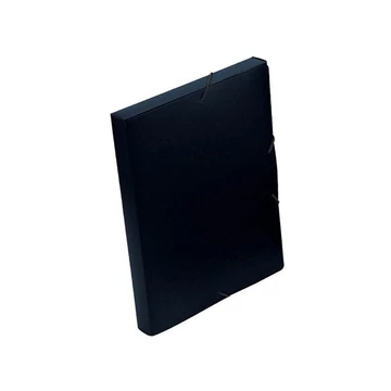 VIQUEL Gumis mappa, 30 mm, PP, A4, VIQUEL "Coolbox", fekete VIQUEL Gumis mappa, 30 mm, PP, A4, VIQUEL "Coolbox", fekete