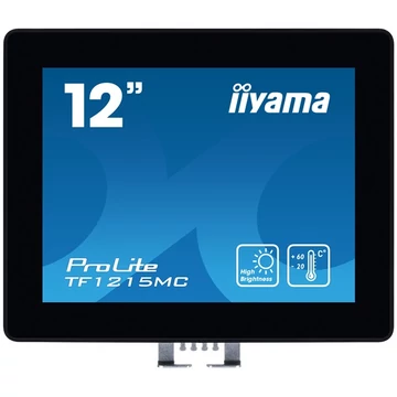 iiyama touch monitor, 12", 1024x768, 4:3, 450cd, 28ms, 1000:1,VGA/HDMI/DP, Open frame, TF1215MC iiyama touch monitor, 12", 1024x768, 4:3, 450cd, 28ms, 1000:1,VGA/HDMI/DP, Open frame, TF1215MC