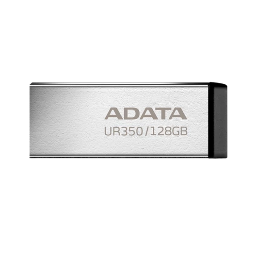 ADATA Pendrive 128GB, UR350 USB 3.2, fémházas, fekete