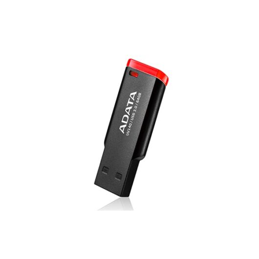 ADATA Pendrive 64GB, UV140 USB 3.1, Fekete-piros