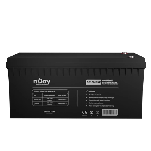 APC (NJOY) GE20012KF Akkumulátor 12V, 595W/cell, VRLA GEL, gondozásmentes T11
