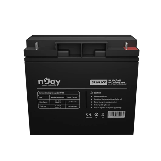 APC (NJOY) GP1812CF Akkumulátor 12V, 57.5W, gondozásmentes T3