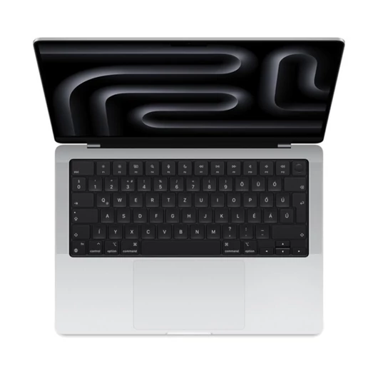 APPLE Macbook Pro 14,2" M3 8C CPU/10C GPU/8GB/512GB - Silver - HUN KB