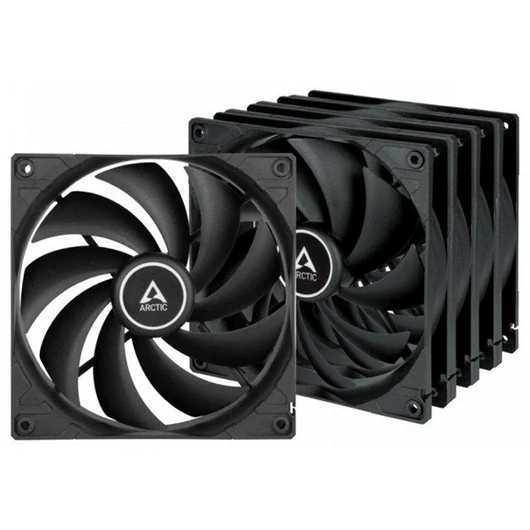 ARCTIC COOLING Rendszerhűtő Ventilátor F14 Fekete, 14cm (5-PACK)