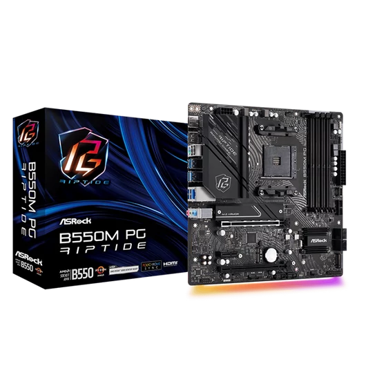 ASROCK Alaplap AM4 B550M PG RIPTIDE AMD B550, mATX
