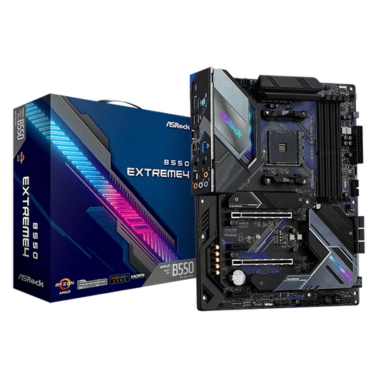 ASROCK Alaplap AM4 B550 EXTREME4 AMD B550, ATX