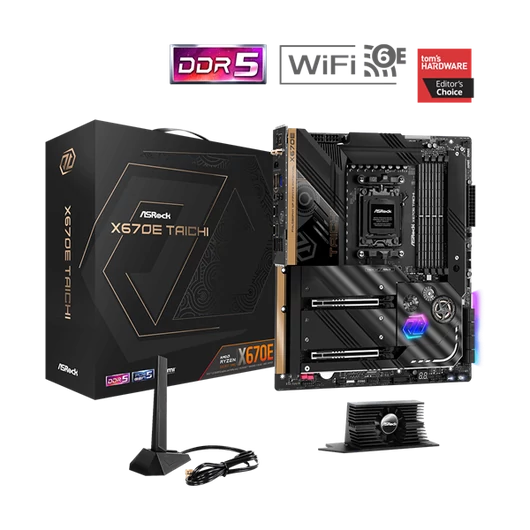 ASROCK Alaplap AM5 X670E TAICHI AMD X670, E-ATX