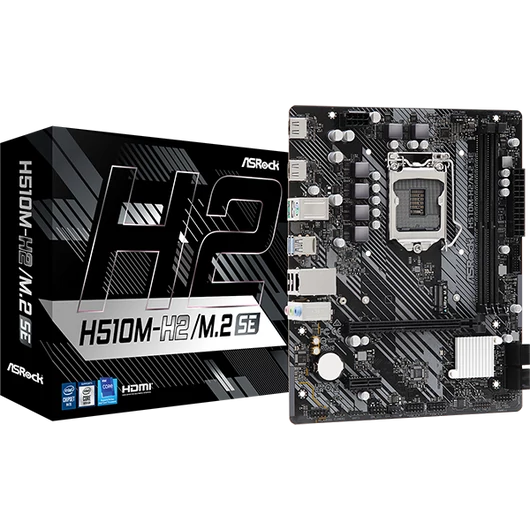 ASROCK Alaplap S1200 H510M-H2/M.2 SE INTEL H470, mATX